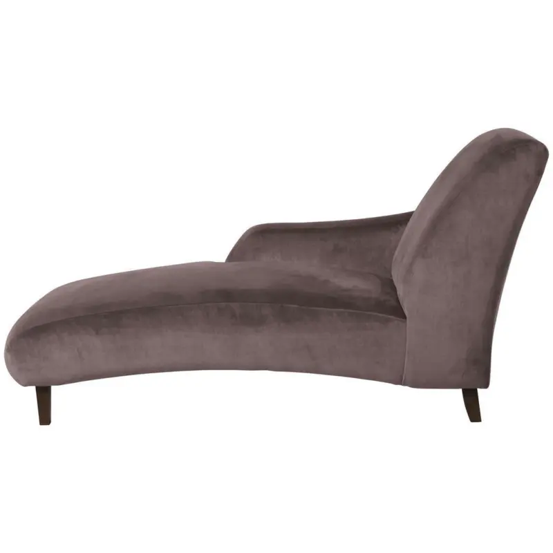 Récamiere in Samt, Velours Violett
