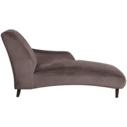 R&eacute;camiere in Samt, Velours Violett