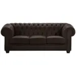 XXXLutz Lauterach - Ihr Möbelhaus bei Bregenz Chesterfield-Dreisitzer-Sofa in Echtleder Braun