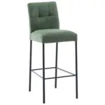 XXXLutz Lauterach - Ihr M&ouml;belhaus bei Bregenz Barhocker in Metall, Textil Gr&uuml;n, Schwarz