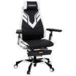 XXXLutz Lauterach - Ihr Möbelhaus bei Bregenz Gamingstuhl in Lederlook, Mikrofaser Schwarz, Weiß