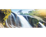 Hornbach Glasbild Jungle Waterfall 125x50 cm