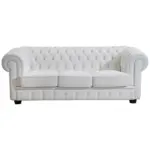 XXXLutz Lauterach - Ihr Möbelhaus bei Bregenz Chesterfield-Dreisitzer-Sofa in Echtleder Weiß