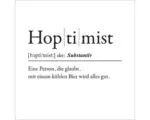 Hornbach Glasbild Hoptimist 50x50 cm