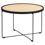 XXXLutz Lauterach - Ihr Möbelhaus bei Bregenz Beistelltisch in Metall, Naturmaterialien, Holzwerkstoff 58/58/40 cm