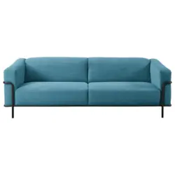 Dreisitzer-Sofa in Kord Petrol