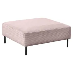 Hocker in Textil Rosa