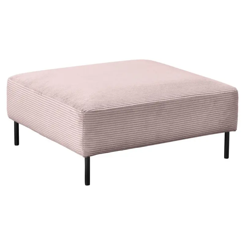 Hocker in Textil Rosa