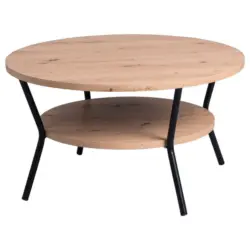 Couchtisch in Metall, Holzwerkstoff 80/80/45 cm