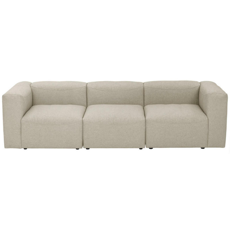 Dreisitzer-Sofa in Creme