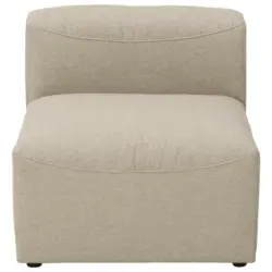 Sofaelement in Flachgewebe Creme