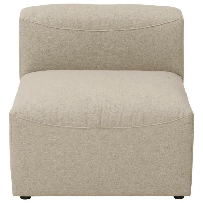 Sofaelement in Flachgewebe Creme