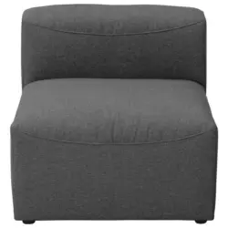 Sofaelement in Flachgewebe Anthrazit