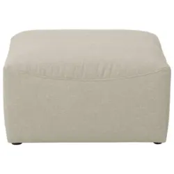 Hocker in Textil Creme