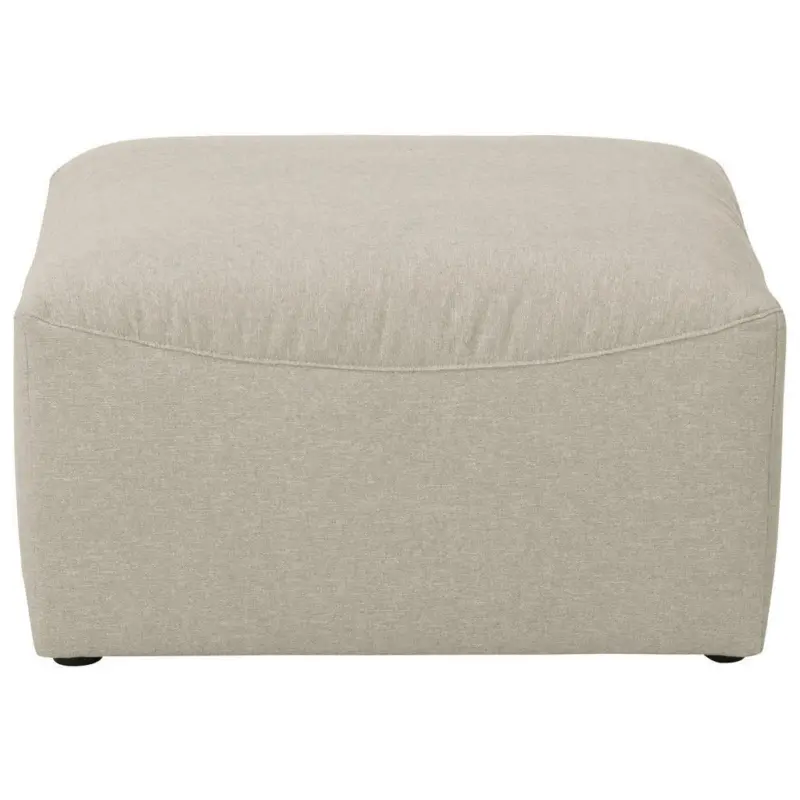 Hocker in Textil Creme