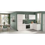 XXXLutz Spittal - Ihr Möbelhaus in Spittal an der Drau Eckküche 270/165 cm in Weiß, Eukalyptusholzfarben