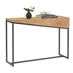 Konsolentisch in Holz, Metall 115/35/77 cm