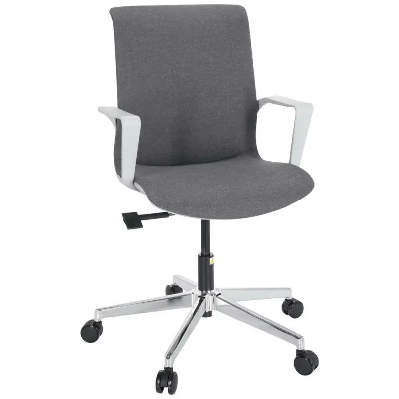Drehstuhl in Flachgewebe Grau