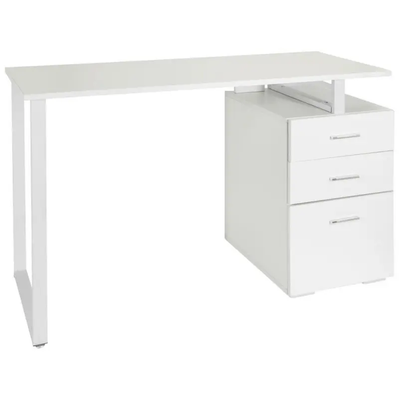 Schreibtisch 120/50/75 cm in Weiß