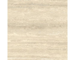 Feinsteinzeug Bodenfliese Travertino Classico 60x60 cm beige matt rektifiziert