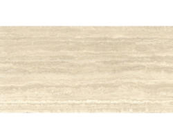 Feinsteinzeug Bodenfliese Travertino Classico 60x120 cm beige matt rektifiziert