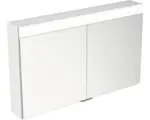 Hornbach LED-Spiegelschrank Keuco Edition 400 2-türig 106x16,7x65 cm silber