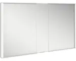 Hornbach Unterputz LED-Spiegelschrank Keuco Royal Match 2-türig 120x15x70 cm silber