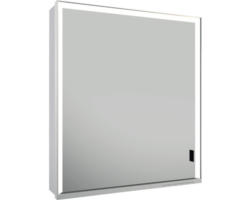 LED-Spiegelschrank Keuco Royal Lumos links 1-türig 65x16,5x73,5 cm silber