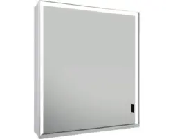 LED-Spiegelschrank Keuco Royal Lumos links 1-türig 65x16,5x73,5 cm silber