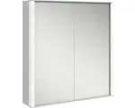 Hornbach LED-Spiegelschrank Keuco Royal Match 2-türig 65x16x70 cm silber