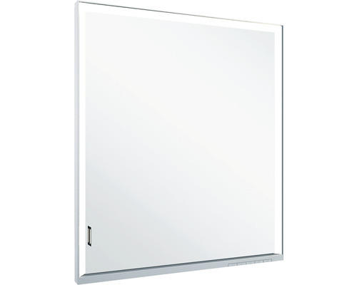 Unterputz LED-Spiegelschrank Keuco Royal Lumos links 1-türig 65x16,5x73,5 cm silber