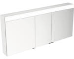 Hornbach LED-Spiegelschrank Keuco Edition 400 2-türig 141x16,7x65 cm silber