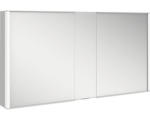 Hornbach LED-Spiegelschrank Keuco Royal Match 2-türig 130x16x70 cm silber