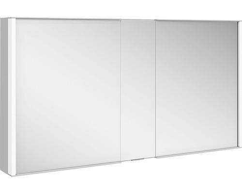 LED-Spiegelschrank Keuco Royal Match 2-türig 130x16x70 cm silber