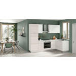 XXXLutz Laa/Thaya - Ihr Möbelhaus in Laa an der Thaya Eckküche 270/165 cm in Weiß, Eukalyptusholzfarben