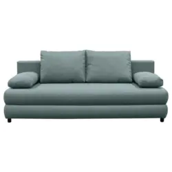 Schlafsofa in Webstoff Mintgrün