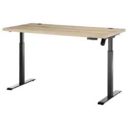 Schreibtisch höhenverstellbar, Kabeldurchlass