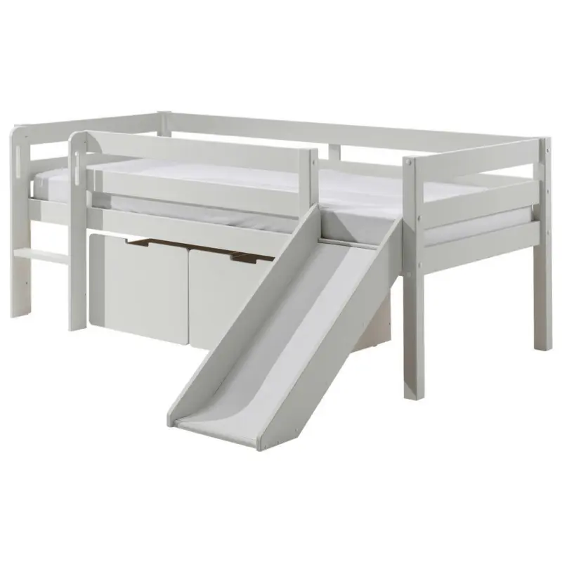 Spielbett 90/200 cm in Wei&szlig;