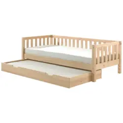 Ausziehbett 90/200 cm in Kieferfarben