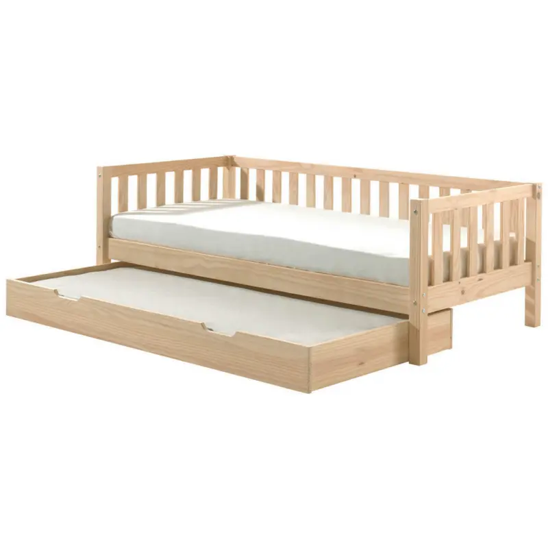 Ausziehbett 90/200 cm in Kieferfarben