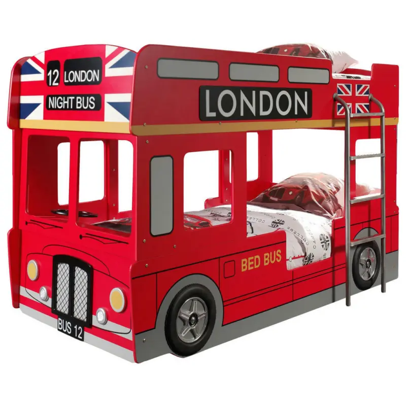 Autobett 90/200 cm in Rot