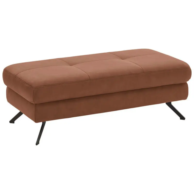 Hocker in Textil Braun