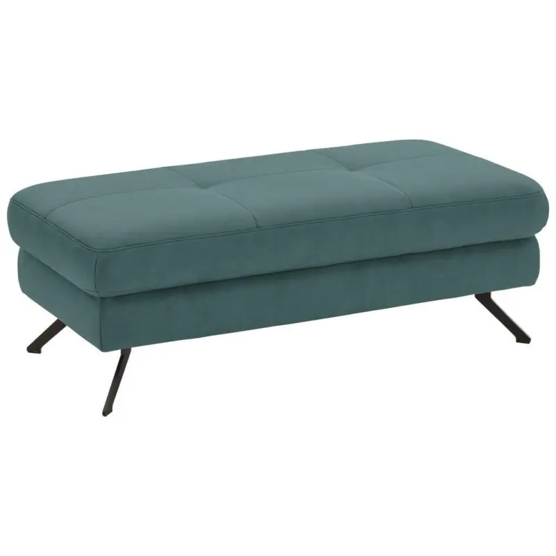 Hocker in Textil Türkis