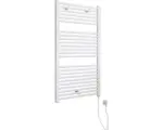 Hornbach Elektrischer Handtuchwärmer SCHULTE Turbo Heizstab rechts 60 x 113,5 cm 300 W mit Schukostecker weiß
