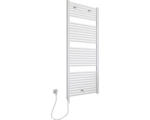 Hornbach Elektrischer Handtuchwärmer SCHULTE Turbo Heizstab links 60 x 153,5 cm 600 W mit Heizstab 3 regulierbar weiß