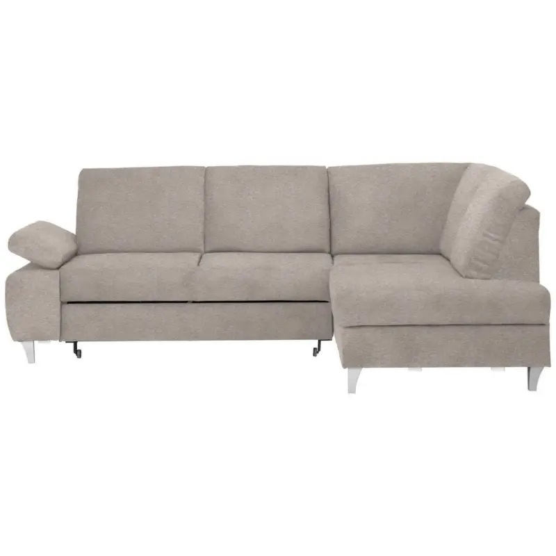 Ecksofa in Flachgewebe Rosa