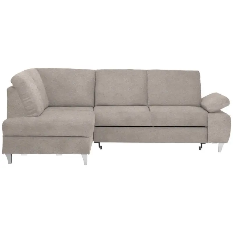 Ecksofa in Flachgewebe Rosa