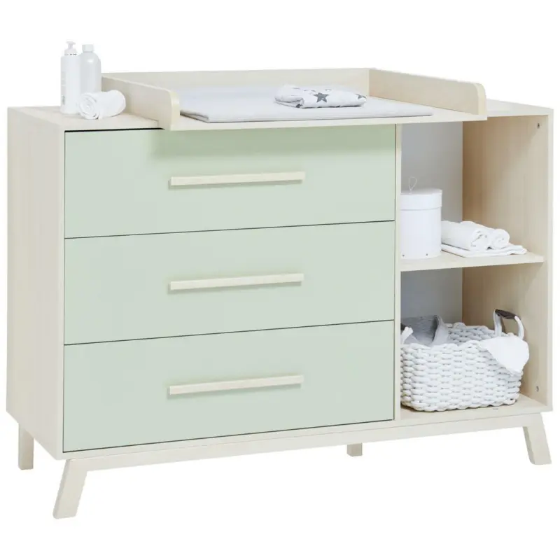 Wickelkommode Avocado 135/102/53/72 cm