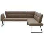 XXXLutz Lauterach - Ihr M&ouml;belhaus bei Bregenz Eckbank 221/161 cm in Schwarz, Schlammfarben