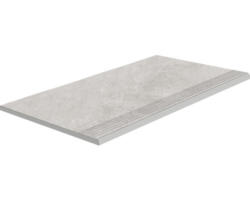 Feinsteinzeug Treppenstufe Jelling 30x60 cm grau matt